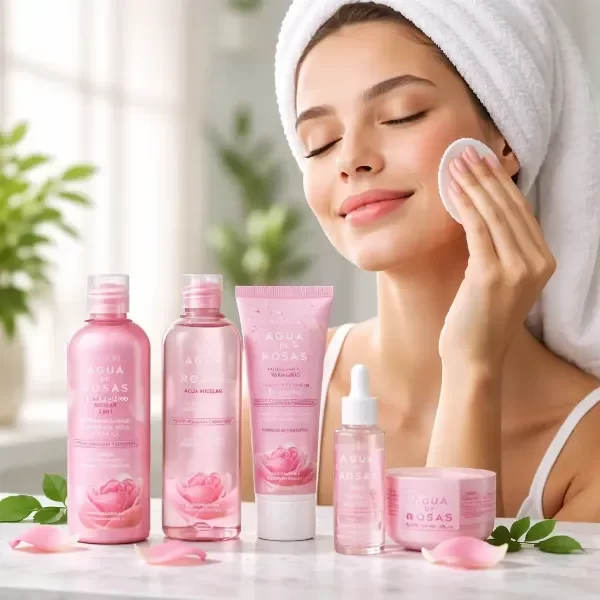 Combo Facial Agua De Rosas